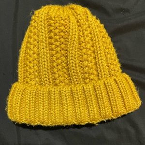 Yellow beanie